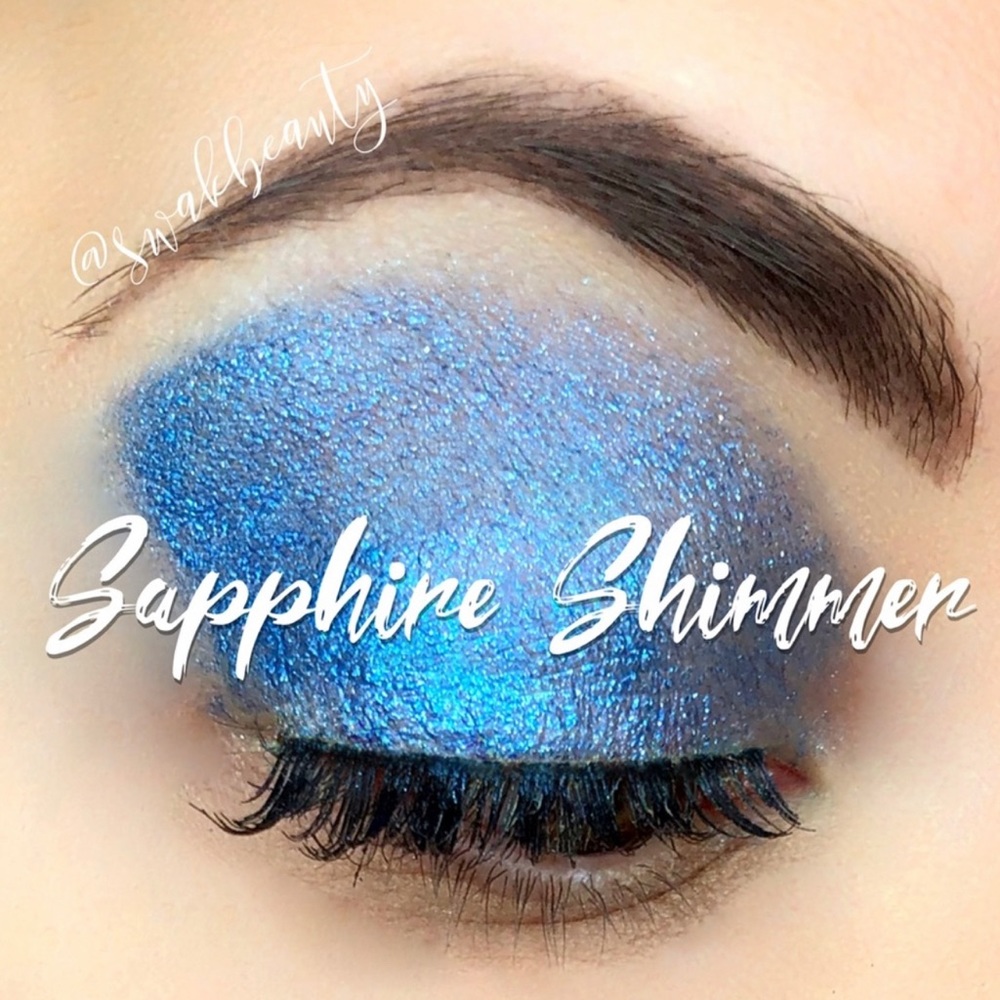 New Unopened Sapphire Shimmer Smudge proof, Waterproof and Crease proof.